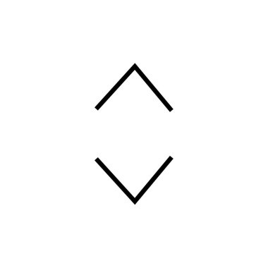 Kayma simge vektör web ve mobil uygulaması tasarımı, Glide logo kavramı için izole üzerinde beyaz arka plan