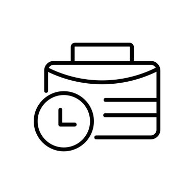 Web ve mobil uygulaması tasarım için beyaz arka plan üzerinde izole evrak simgesini