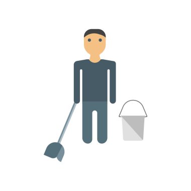 Temiz simge vektör işareti ve beyaz arka plan üzerinde izole sembolü