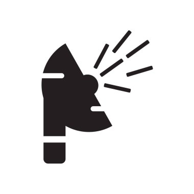 Web ve mobil uygulaması tasarım için beyaz arka plan üzerinde izole uydu simgesi