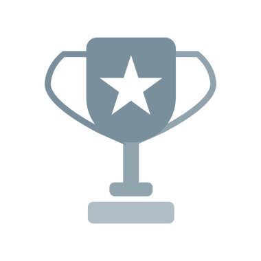 Kupası simge vektör işareti ve beyaz arka plan üzerinde Cu izole sembolü