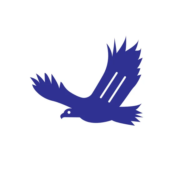 Знак вектора орла и символ на белом фоне — стоковый вектор