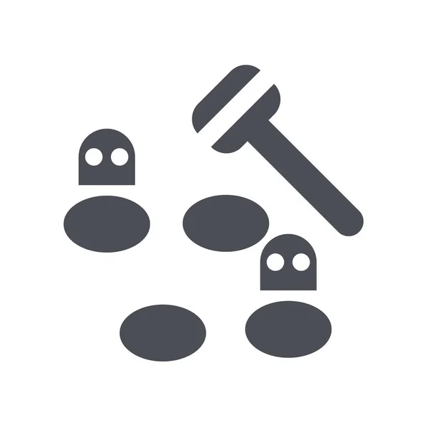 Παλαβό ένα mole εικονίδιο διάνυσμα σημάδι και σύμβολο που απομονώνονται σε λευκό backg — Διανυσματικό Αρχείο