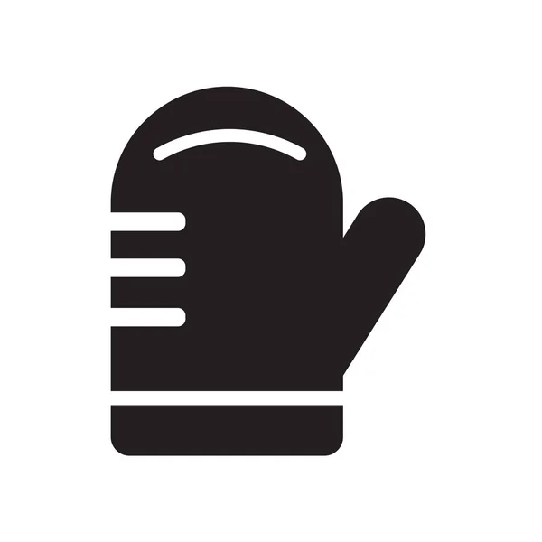Иконка Перчатки Выделена Белом Фоне Дизайна Веб Приложений Мобильных Приложений — стоковый вектор