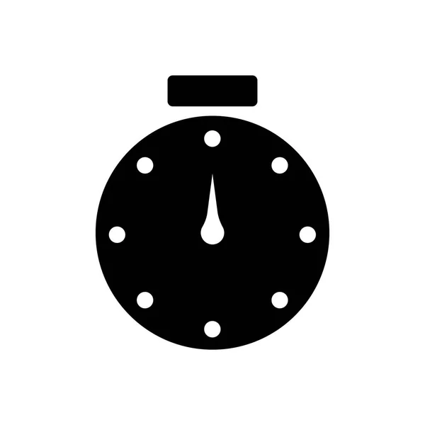 Pictograma Stopwatch Izolată Fundal Alb Pentru Designul Aplicațiilor Web Mobile — Vector de stoc