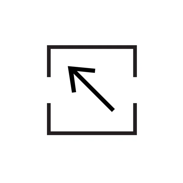 Rozbalte ikonu vektor znamení a symbol izolovaných na bílém pozadí, — Stockový vektor