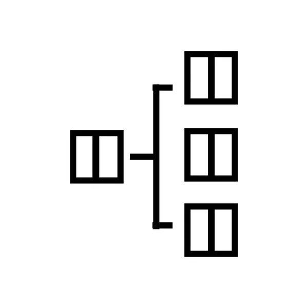 Diagram Ikonen Vektor Isolerade Vit Bakgrund För Din Web Och — Stock vektor
