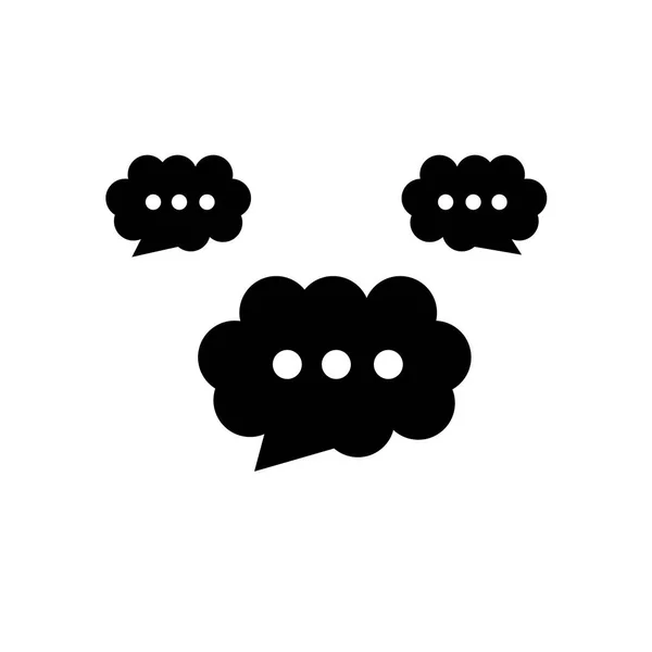 Chat εικόνα διάνυσμα σημάδι και σύμβολο που απομονώνονται σε λευκό φόντο, C — Διανυσματικό Αρχείο