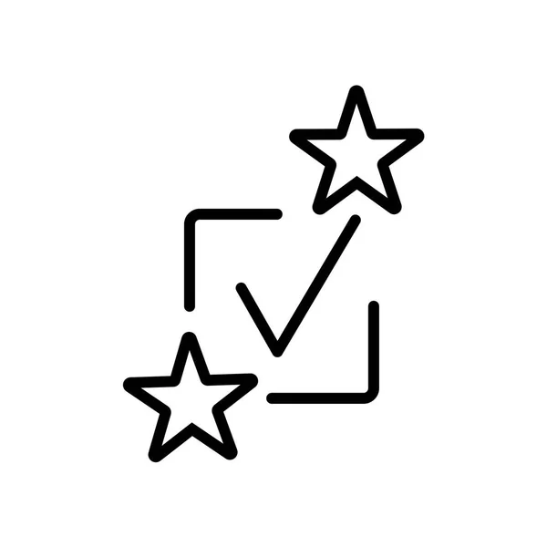 Bewertungssymbol Isoliert Auf Weißem Hintergrund Für Ihr Web Und Mobiles — Stockvektor