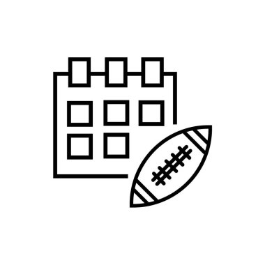 Takvim simge vektör işareti ve üzerinde beyaz adam izole sembolü