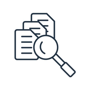 Beyaz arka plan üzerinde arama işareti izole arama simge vektör