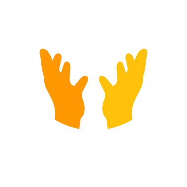 Namaste simge vektör işareti ve beyaz arka plan üzerinde izole sembolü