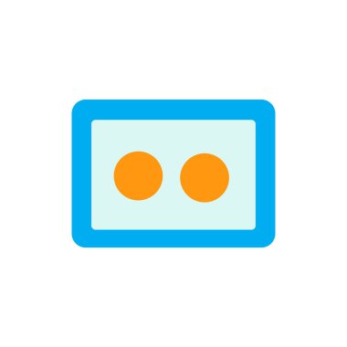 Web ve mobil uygulaması tasarım için beyaz arka plan üzerinde izole Maki simgesi