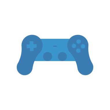Gamepad simge vektör işareti ve beyaz arka plan üzerinde izole sembolü