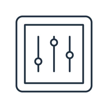 Sesleri sesleri simge vektör, beyaz arka plan üzerinde izole işareti