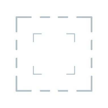 Kırpma simge vektör işareti ve beyaz arka plan üzerinde C izole sembolü