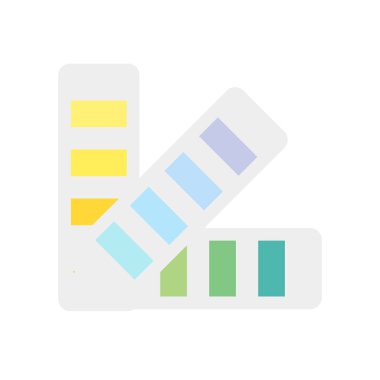 Pantone simge vektör işareti ve beyaz arka plan üzerinde izole sembolü