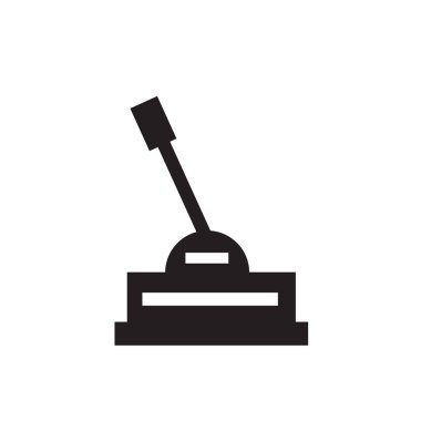 Web ve mobil uygulaması tasarımı, kolu logo kavramı için beyaz arka plan üzerinde izole kolu simge vektör