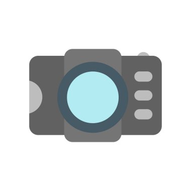 Fotoğraf simge vektör işareti ve üzerinde beyaz backgro izole sembolü