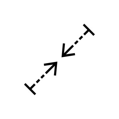 Simge durumuna küçült simge vektör web ve mobil uygulaması tasarımı, simge durumuna küçült logo kavramı için beyaz arka plan üzerinde izole