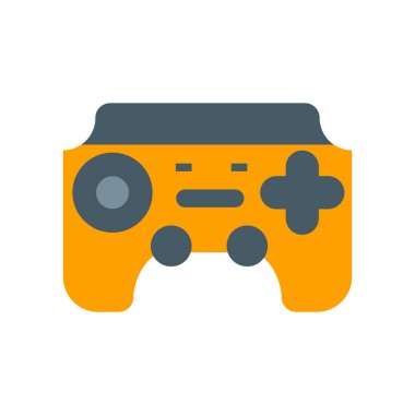 Gamepad simge vektör işareti ve beyaz arka plan üzerinde izole sembolü
