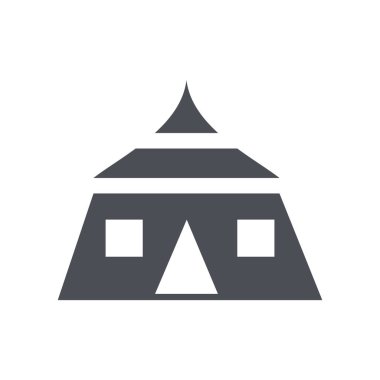 Simge vektör işareti ve beyaz arka plan üzerinde R izole sembolü binmek