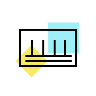 Barkod simge vektör işareti ve beyaz arka plan üzerinde izole sembolü