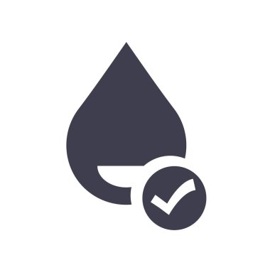 Kan simge vektör işareti ve beyaz arka plan üzerinde izole sembolü, 