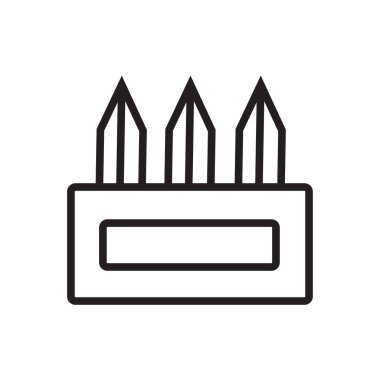 Web ve mobil uygulaması tasarım için beyaz arka plan üzerinde izole tavşan simgesi