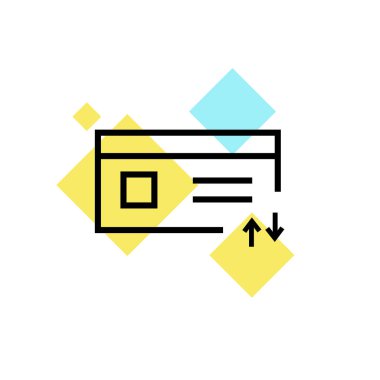 Kart simge vektör işareti ve beyaz arka plan üzerinde C izole sembolü