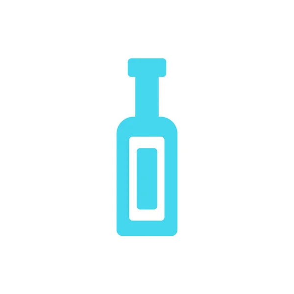 Messaggio Icona Bottiglia Isolata Sfondo Bianco Design Dell App Web — Vettoriale Stock