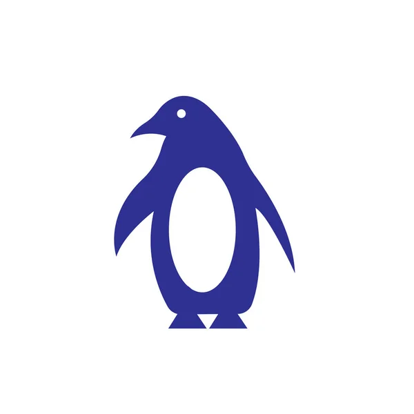 Icona pinguino segno vettoriale e simbolo isolato su sfondo bianco — Vettoriale Stock