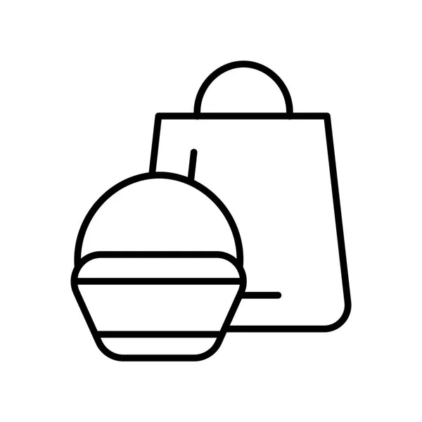 Taschen Symbol Vektorzeichen und Symbol isoliert auf weißem Hintergrund, b — Stockvektor