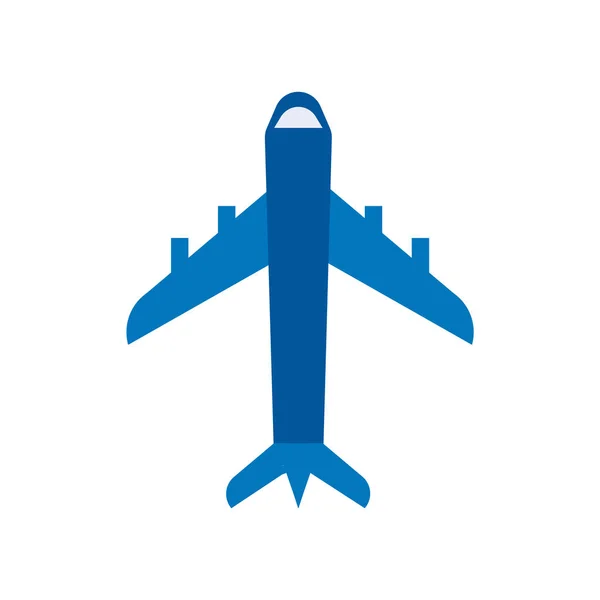 Піктограма літака векторний знак і символ ізольовані на білому фоні — стоковий вектор