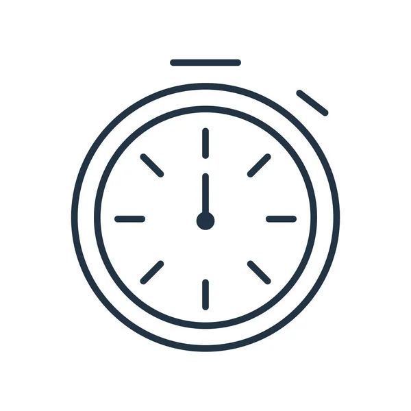Cronometro icona vettoriale isolato su sfondo bianco, cronometro si — Vettoriale Stock