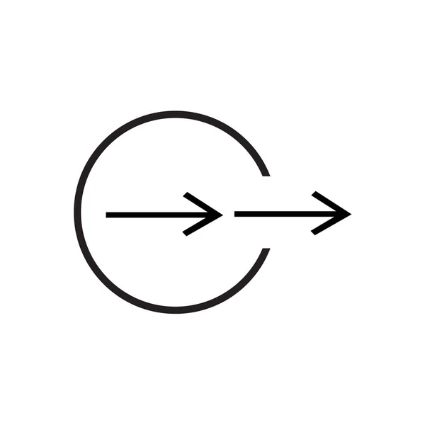 Drag icône signe vectoriel et symbole isolé sur fond blanc, D — Image vectorielle