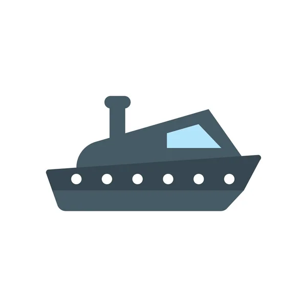 游艇图标矢量隔离在白色背景为您的 Web 和移动应用程序设计 游艇徽标概念 — 图库矢量图片