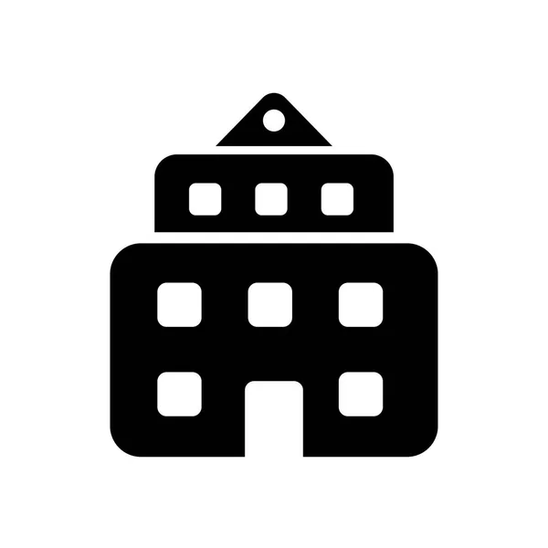 Icono Apartamento Aislado Sobre Fondo Blanco Para Diseño Web Aplicación — Vector de stock