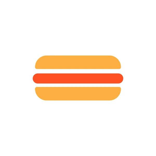 Hotdog Symbol Isoliert Auf Weißem Hintergrund Für Ihr Web Und — Stockvektor