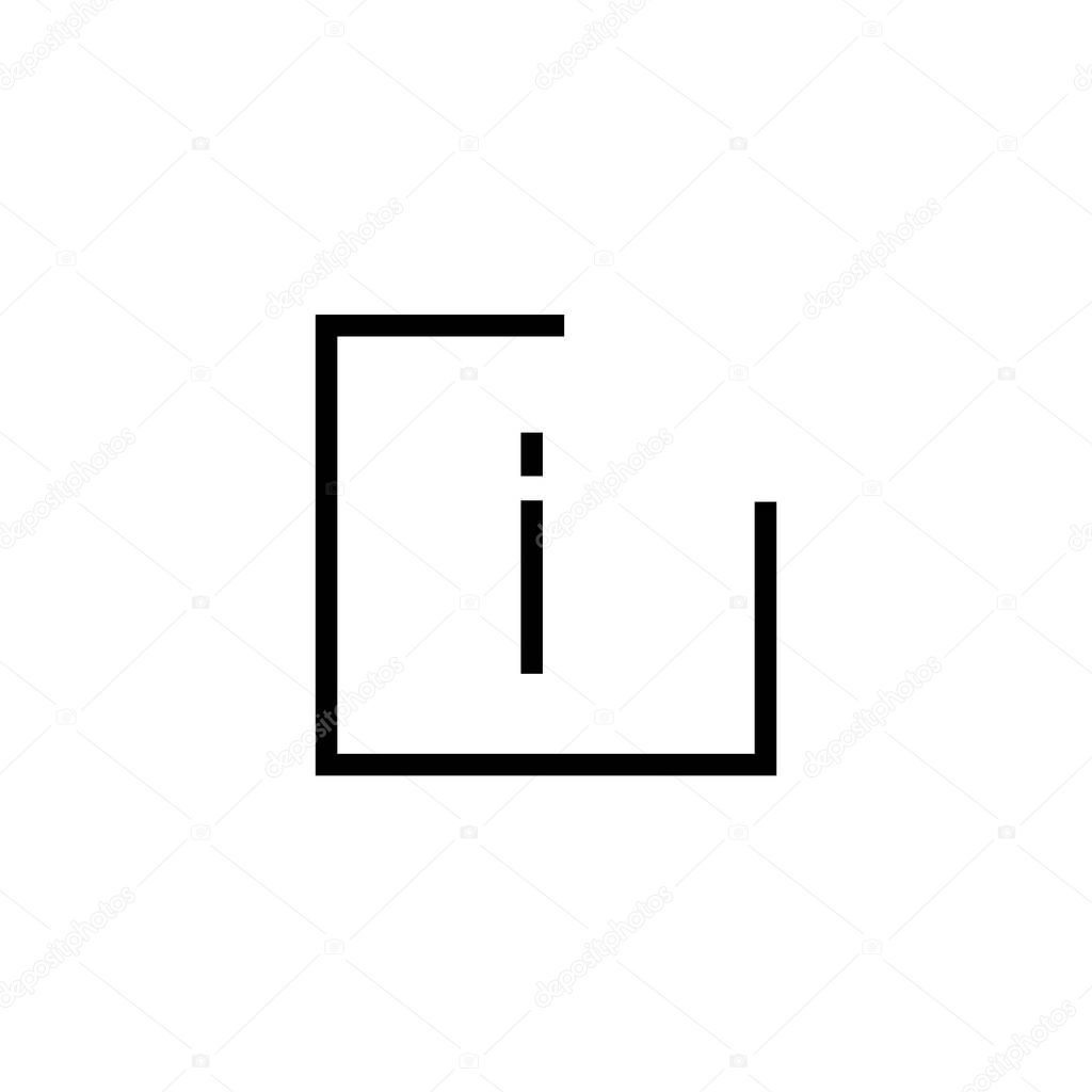 Info icon vector isolated on white background for your web and mobile app design, info logo concept