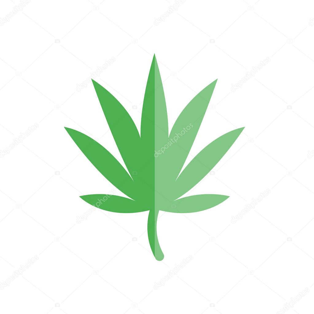 Marijuana icon vector isolated on white background for your web and mobile app design, Marijuana logo concept