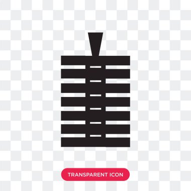 Saydam arka plan üzerinde ZIP logo des izole ZIP vektör simgesi