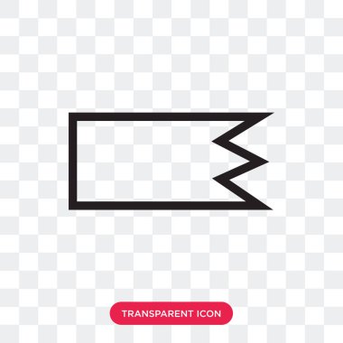 Saydam arka plan üzerinde doğru logosu izole sağ vektör simgesi