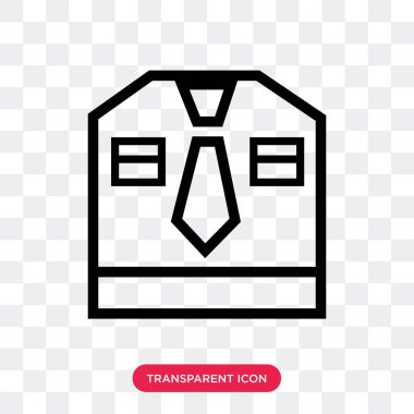 Saydam arka plan üzerinde üniforma izole Tekdüzen vektör simgesi 