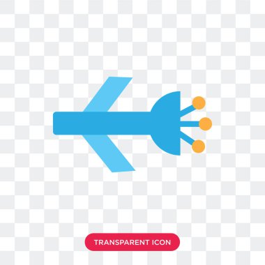 Saydam arka plan üzerinde Satell izole uydu vektör simgesi