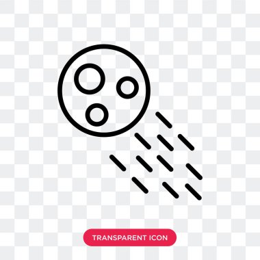 Saydam arka plan üzerinde Sputnik izole sputnik vektör simgesi 