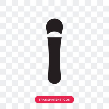 Saydam arka plan üzerinde Bot izole şişe siyah vektör simgesi