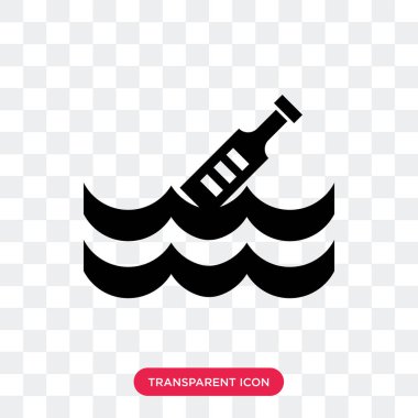 Saydam arka plan üzerinde ileti izole ileti vektör simgesi 