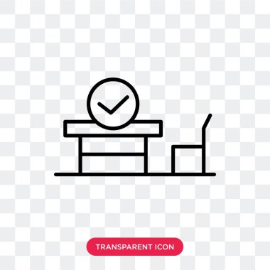 Saydam arka plan üzerinde rezervasyon logo tasarımı izole rezervasyon vektör simgesi