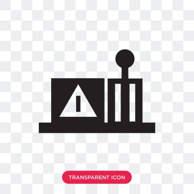 Saydam arka plan üzerinde Contr izole denetleyicisi vektör simgesi